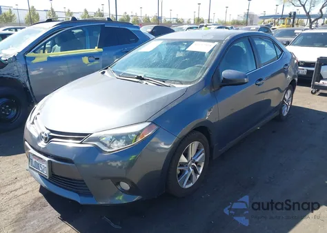 2015 Toyota Corolla Le Eco Plus из США, поврежденный, VIN 5YFBPRHE1FP197526